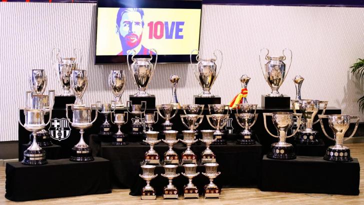 Todos los trofeos ganados por Messi
